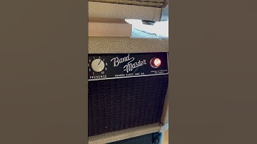 Thumbnail of Rare 1962 Fender Bandmaster Amp Harmonic Tremolo Sound
