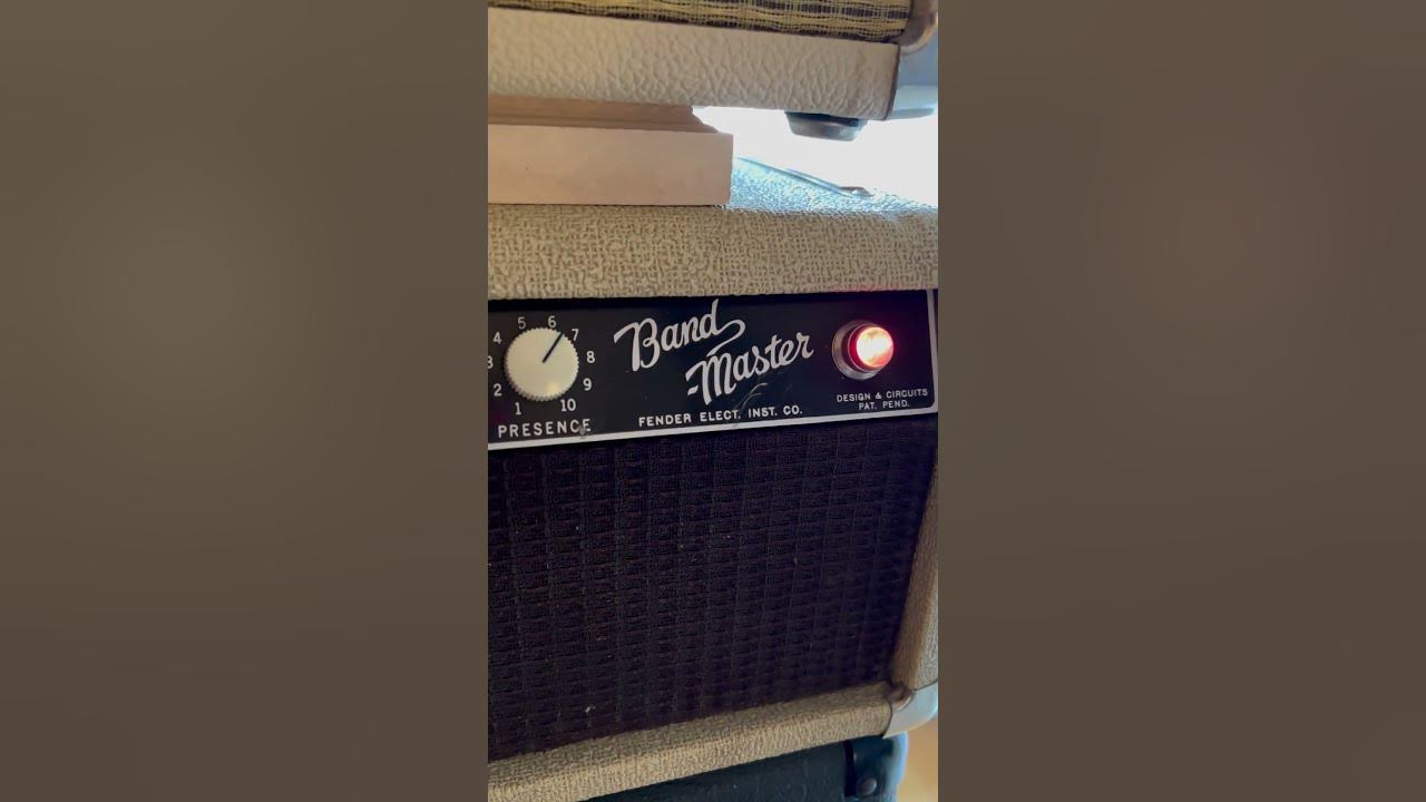 Rare 1962 Fender Bandmaster Amp Harmonic Tremolo Sound