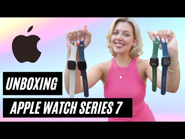 Apple Watch Series 7 VERDE! A cor mais bonita 😍. Unboxing. 