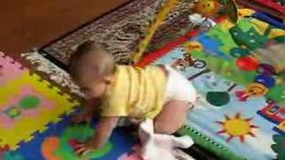 Ava Holt Crawling For the 1st Time