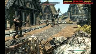 Skyrim - Giants attack Whiterun!