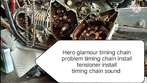 Hero Glamour timing chain replacement Glamour bike ka timing chain kaise replacement Kare Balram