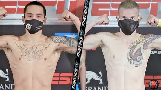 OSCAR VALDEZ VS. JAYSON VELEZ - FULL WEIGH IN \& FACE OFF VIDEO