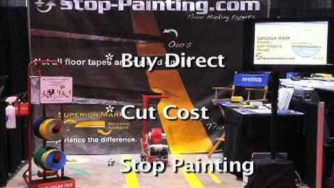 Superior Mark™ Floor Tape Is More Effective Than Painting Industrial Floors