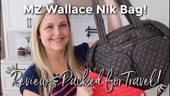 Shop MZ Wallace Jim Quilted Nylon Travel Bag