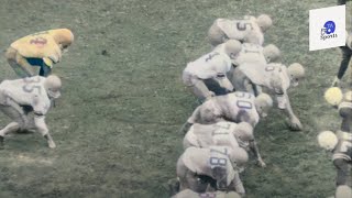 Game Highlight of Jim Brown...@Syracuse Senior Year 1956 vs Boson U...Great close up action of Jim!