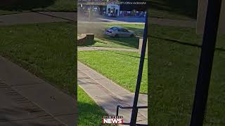 WATCH: Alleged drunk driver does donuts on Indiana courthouse lawn