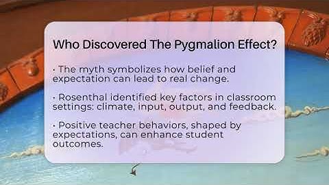 Who Discovered The Pygmalion Effect? - Exploring Ancient Myths