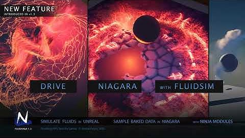 FluidNinja VFX Tools 1.3 - Driving Niagara with baked FluidSim