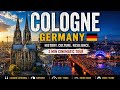 Cologne Germany Aerial 🇩🇪 Cinematic Drone Tour 4K | Cathedral, Rhine River  City Views 1080p