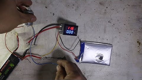 how to Use 0 100V 0 10A Mini Digital Volt Amp Meter Using Lipo battery