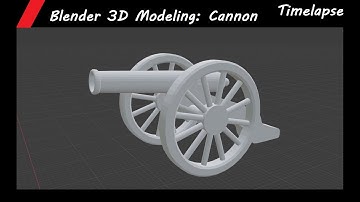 Blender 3D Modeling: Cannon
