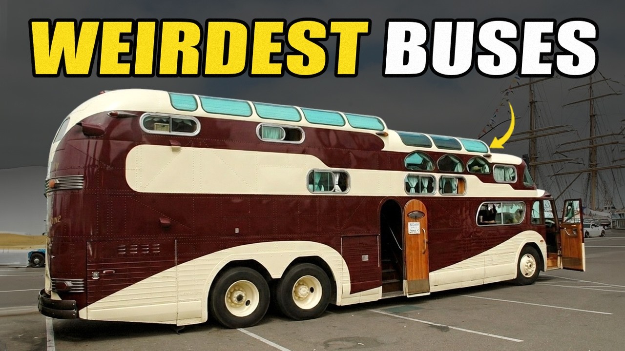 10 Weirdest Vintage Buses Ever Built!