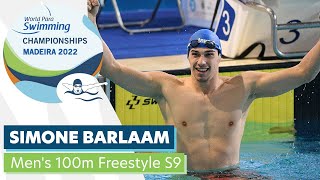 The Great Italian Champion Turns on the Gas and Smashes the Old Mark | Men's 100m Freestyle S9-Final