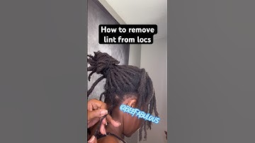 How to remove lint from locs and wash/oil locs. part 2 coming #lint #locs #locswash #oiltreatment