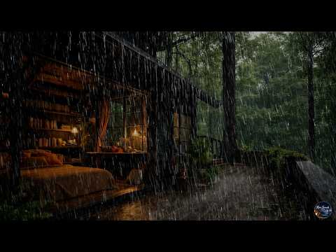 Cozy Cabin Rain Sounds 🌧️ Calm Your Mind, Relax Your Body & Sleep Deep 😴
