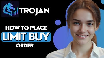 How To Place Limit Buy Order On Trojan Bot