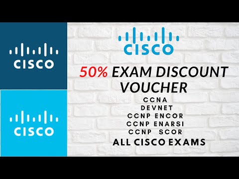 Don't Miss! 50% EXAM Discount Voucher on all CISCO EXAMS | CCNA | CCNP | Security
