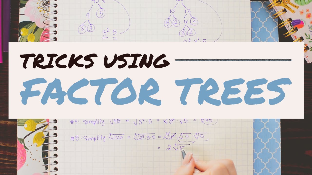 FACTOR TREES Gcf Lcm Shortcuts Math Hacks YouTube