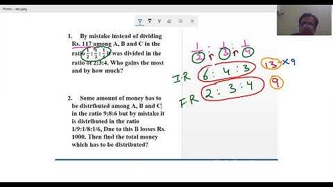 Ratio repeated questions how to think logically
