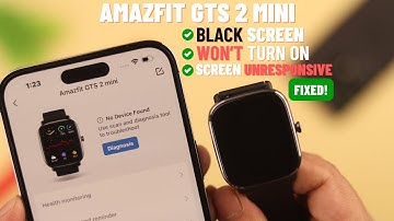Amazfit GTS 2 Mini Not Responding or Black screen? Fixed Won’t Turn on Issue!