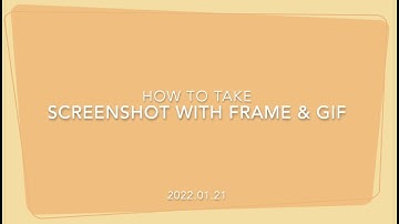 How to put Screenshots with Frame and Gif file into Readme