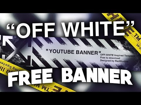 Off White Youtube Banner Template Free Download Youtube