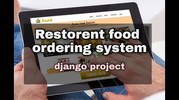 Food Ordering System Project Using Python Django Framework and Sqlite database