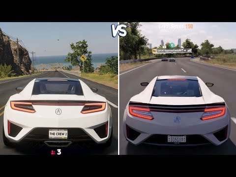 the-crew-2-vs-forza-horizon-3---acura-nsx-gameplay-comparison-hd