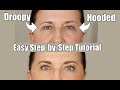 "FIX" Hooded & Droopy Eyes / EASY Step-by-Step Tutorial