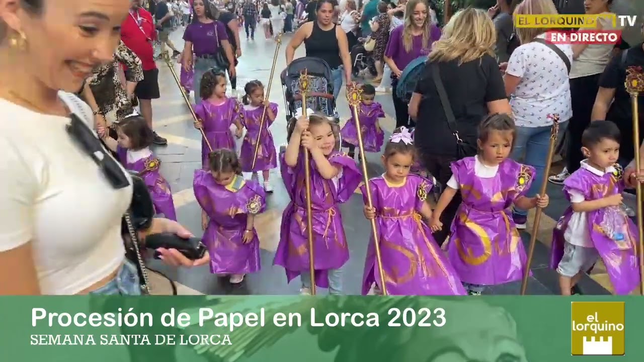 VIDEO COMPLETO - Procesión de Papel en Lorca 2023