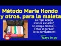 MÉTODO MARIE KONDO Y OTROS PARA LA MALETA: ¿La ropa ocupa menos espacio ?