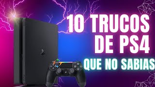 ✅10 TRUCOS y HACKS ¡SECRETOS! de PS4 que NO CONOCES.