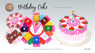 SVG PROJECT BIRTHDAY CAKE | ASSEMBLY TUTORIAL |  LPP | N37
