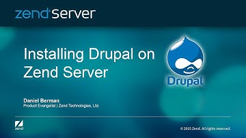Installing Drupal on Zend Server