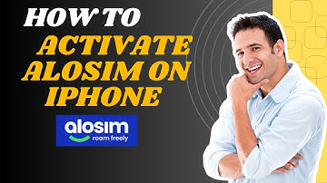 How to activate Alosim on iphone I S M TECH