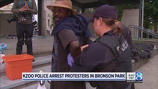 Protesters arrested as KDPS clears Bronson Park encampment