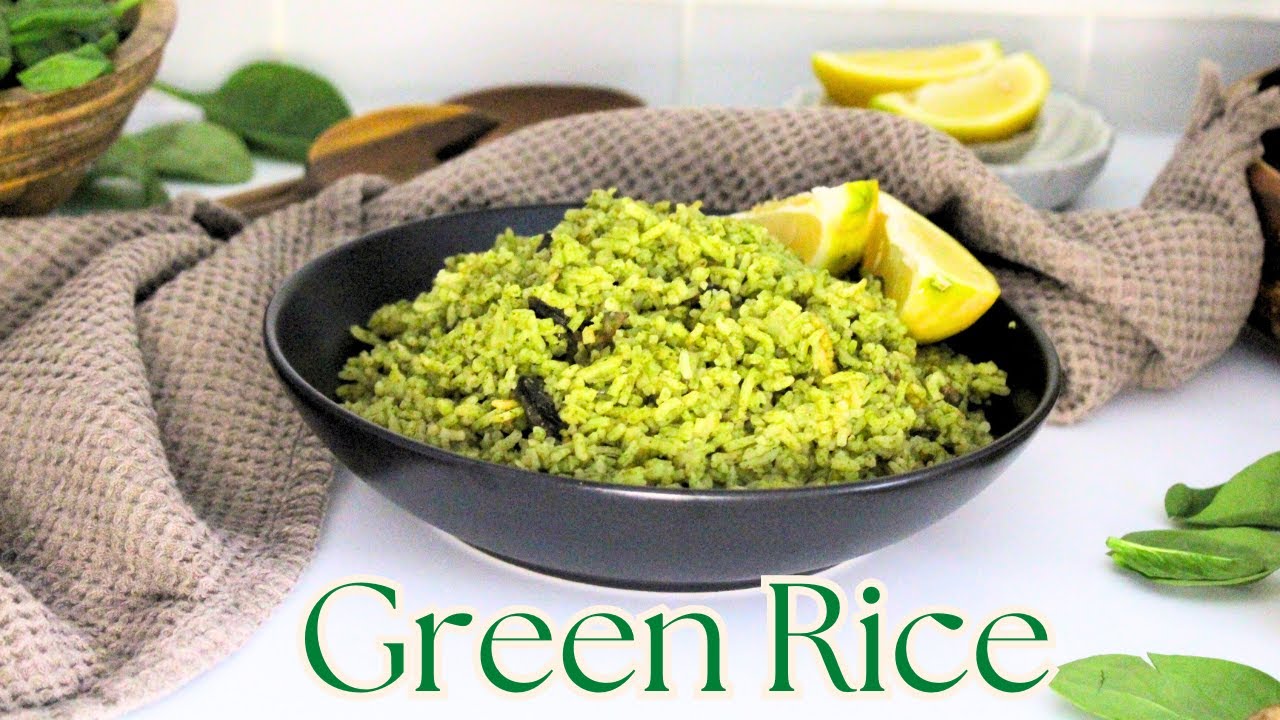 Green Rice Recipe | A Quick Delicious & Healthy Way to Use Your Tired ...