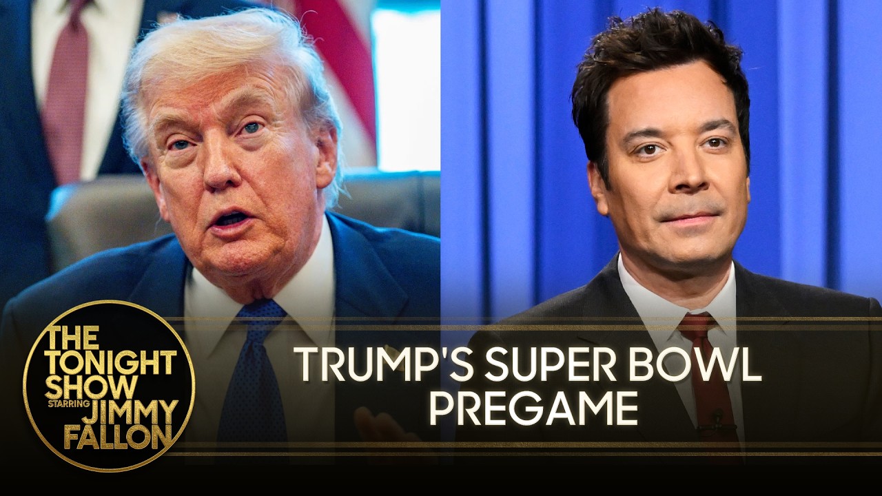 Trump Agrees to Super Bowl Interview, House Ends Shutdown with New Spending Bill | The Tonight Show