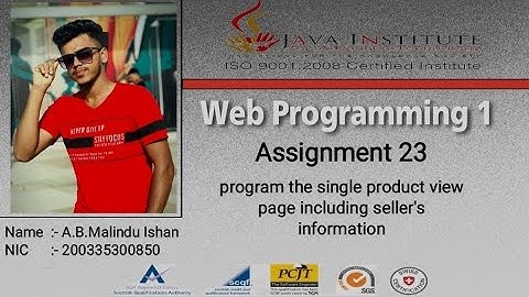 program the single product view page | Web project | Task 23 | Java Institute