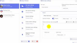 Collect Email and phone number by using Quick reply and Text with button feature of XeroChat.