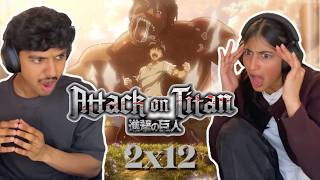 EREN'S CONTROLLING TITANS?!? 🤯  | Attack on Titan Reaction | Season 2 Episode 12 FINALE!!