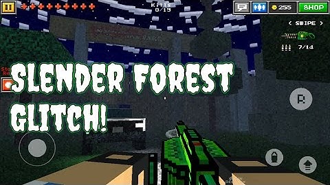 Pixel Gun 3D - Slender Forest Glitch!