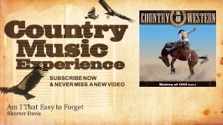 Video thumbnail of "Skeeter Davis - Am I That Easy to Forget - Country Music Experience"