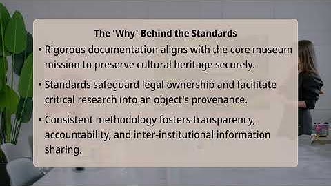 How Do Museums Establish Collection Documentation Standards?