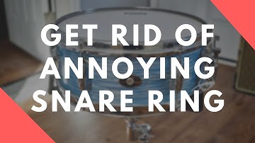 How To Control Annoying Snare Ring In The Mix