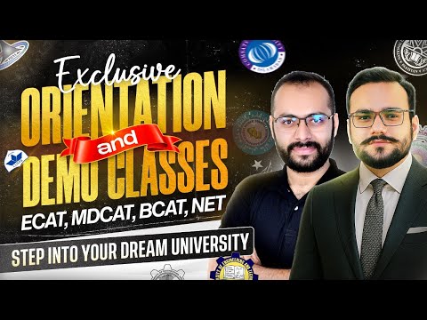 Demo Class & Batch Introduction | NET ECAT BCAT MDCAT NTS | Smart Board | Course Strategy | Faculty