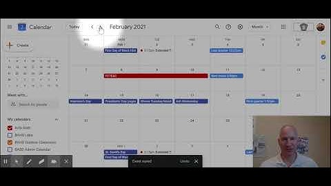 Google Calendar Recurring Event
