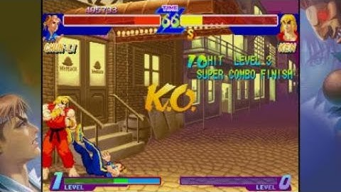 Input Reading CPU Ken - Street Fighter® 30th Anniversary Collection