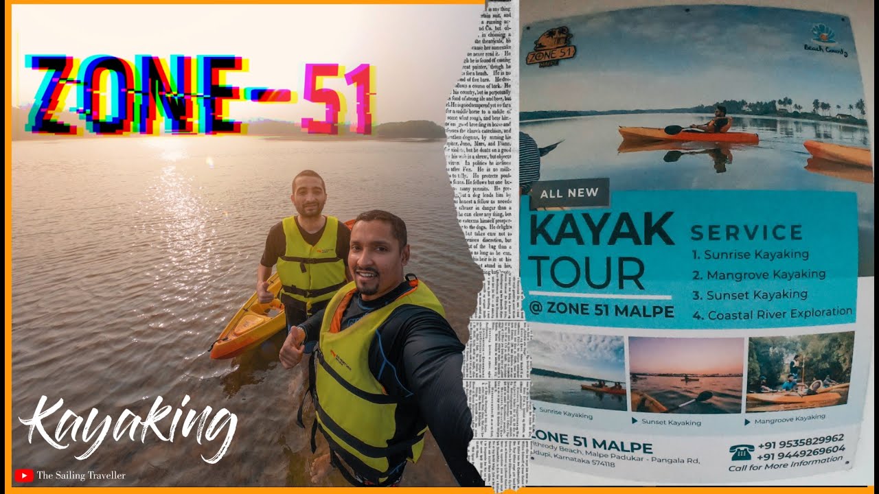Kayaking with zone 51 padukere l udupi ll karnataka youtube
